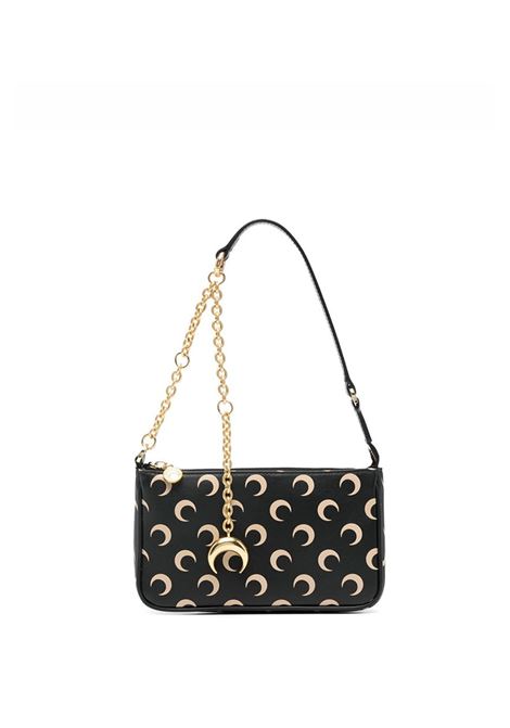 moon canvas core bag woman black MARINE SERRE | WBA018A RWOV0030IT99